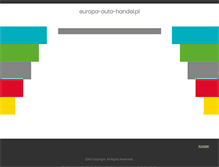 Tablet Screenshot of europa-auto-handel.pl